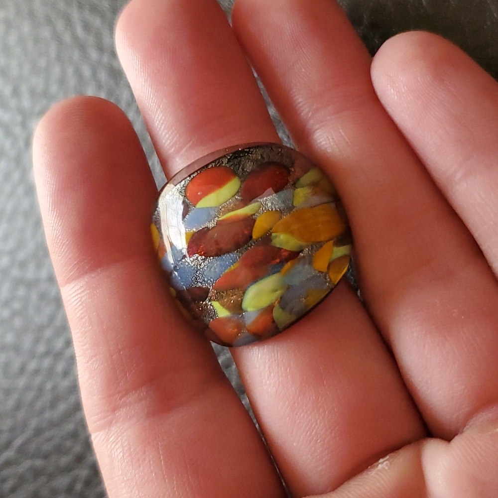 Glass ring- size 6